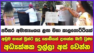 අඩුම ගානේ මුන්ට සුදු කොඩියක් දාගන්න බැරි වුණා අධ්‍යක්ෂක ඉල්ලා අස් වෙන්න