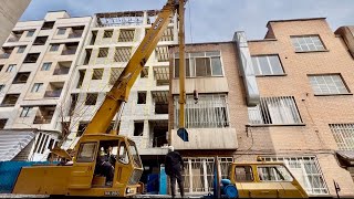     How They Build a 6-Story Apartment Roof! 🏗️
