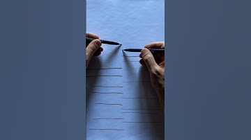 Sketching Practice - Brain Training Horizontal Lines