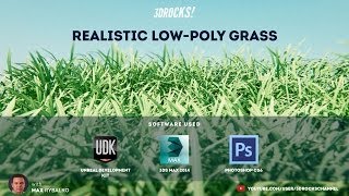 Creating a realistic low-poly grass in 3ds max and UDK tutorial