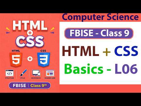 FBISE HTML CSS Tricky Output Questions for Class 9 Computer Science | Lecture 6 (Exam Oriented)