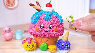 Cute Cake 🍨🌈 Miniature Ice Cream Cake Decorating | 1000+ Miniature Buttercream Cake | Mini Cakes