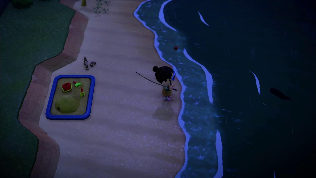 Animal Crossing New Horizons Rare Oarfish! how to catch an oarfish