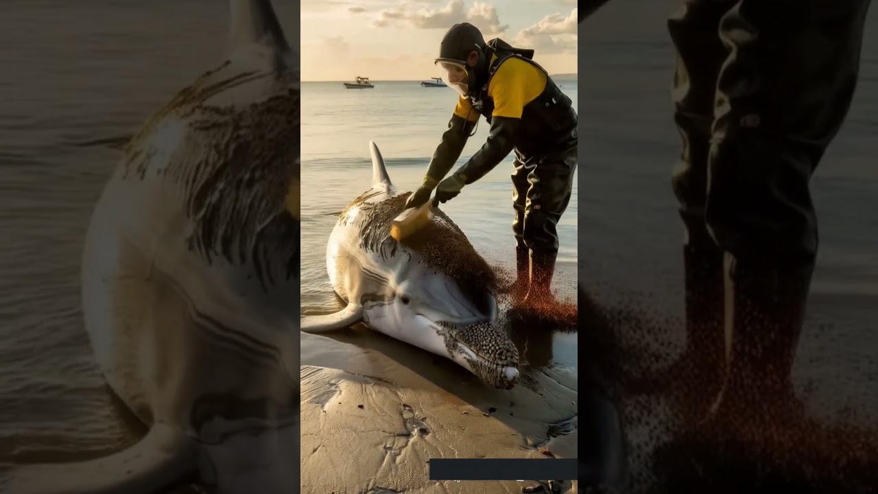 🐬 Dolphin Delight! Millions of Barnacles Gone! ✨ (Satisfying Rescue!)
