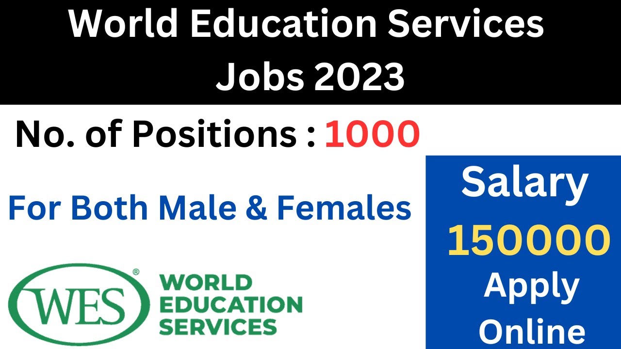 Latest government jobs in Pakistan today 2023 World education