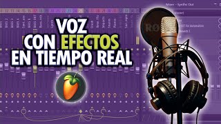 How To Record Voices With Realtime Effects In Fl Studio Tutorial