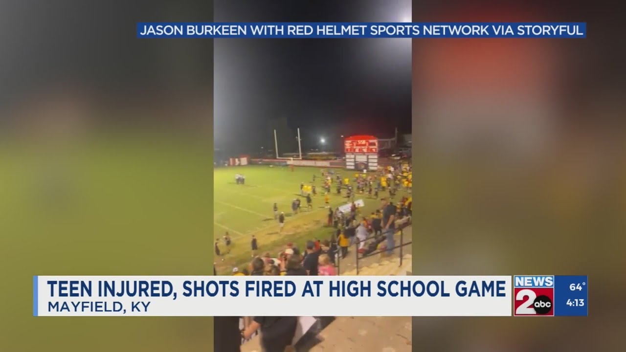 Teen injured after shots fired at Mayfield High School football game ...