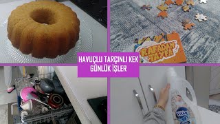 EV İŞLERİ NEDEN BİTMEZ ❓| DUYUNCA ŞOK OLACAKSINIZ | HAVUÇLU TARÇINLI KEK ( UFAK MARKET ALIŞVERİŞİ)