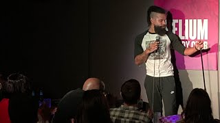 Audience dies laughing over coat #funny #comedy