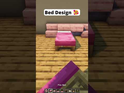 Minecraft Bed Design 🥰