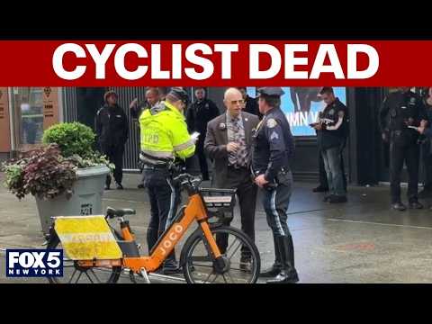 Dump truck driver hits and kills cyclist near Penn Station