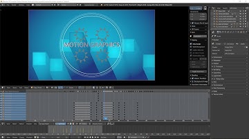 Creating Motion Graphics - in Blender