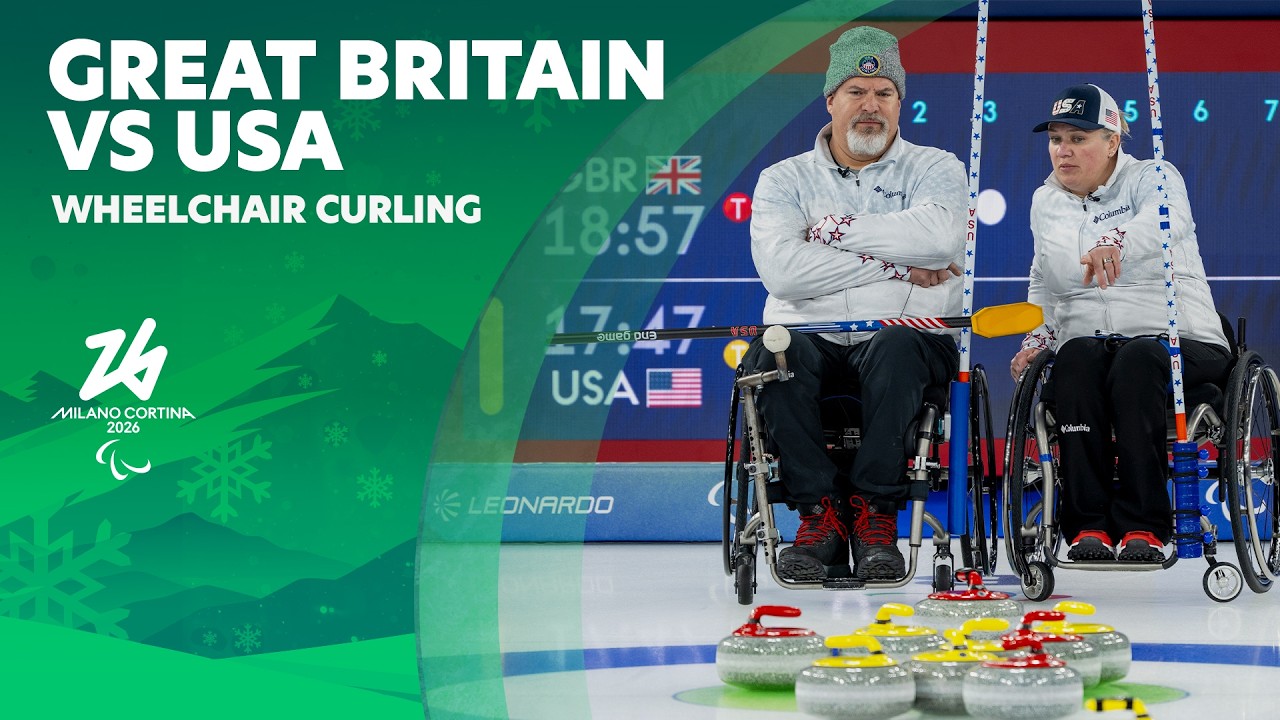 Great Britain 🇬🇧 Vs 🇺🇸 USA - Wheelchair Curling Mixed Doubles Full Match | Milano Cortina 2026
