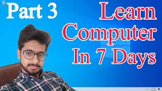 Computer Training Part 3 - Learn Computer in Urdu Hindi - Learn Computer