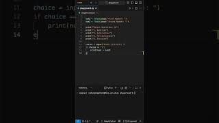 Calculator in Terminal - Python for Beginners