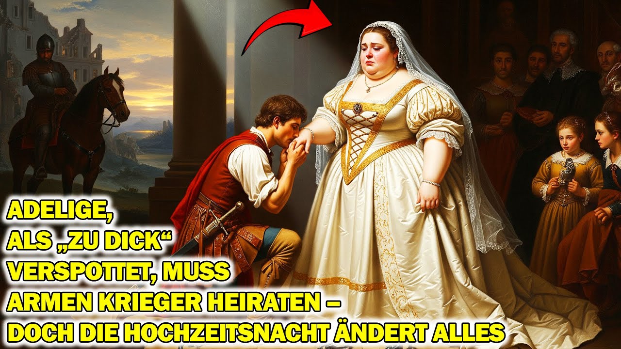 Adelige, als „zu dick“ verspottet, muss armen Krieger heiraten – doch die Hochzeitsnacht ändert alle
