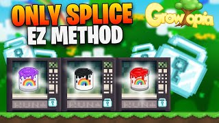 100+ WLS PROFIT dengan ONLY SPLICE METHOD! | Growtopia Lazy Profit