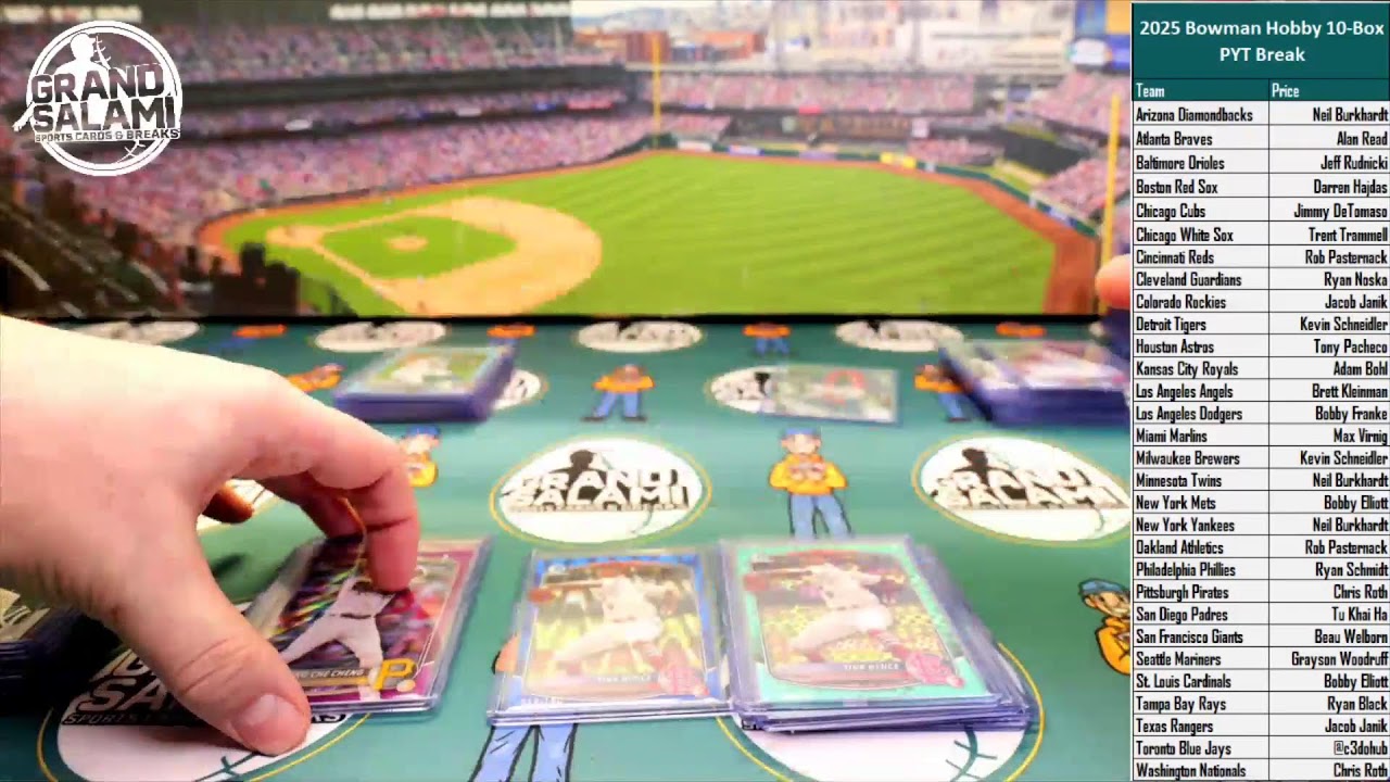 2025 Bowman 10-Box PYT Break