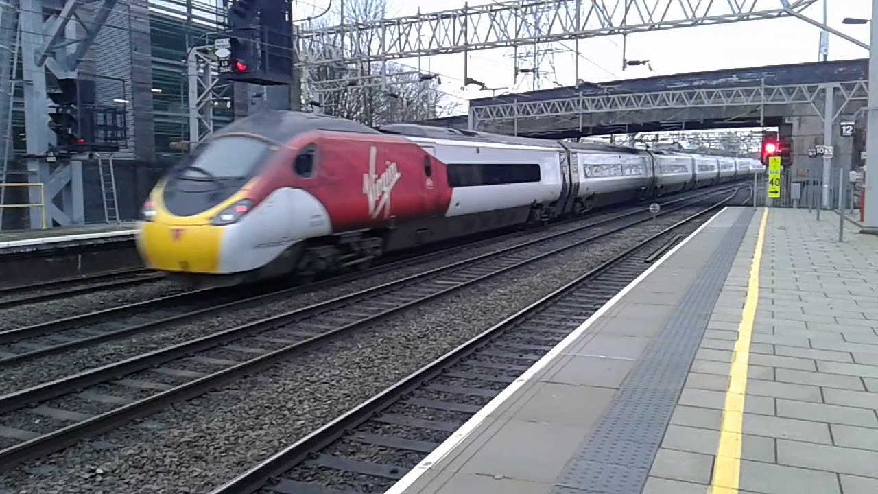 Trains at: Stafford, WCML, 19/01/19, Part 1/3