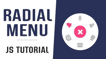 Interactive Radial Menu With Javascript | Javascript Menu | Javascript Tutorials