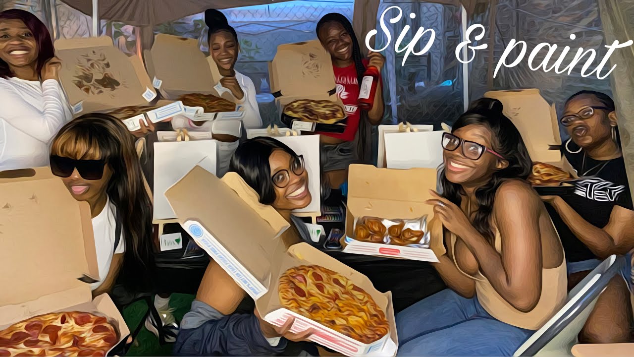 SIP & PAINT WITH THE GIRLS YouTube
