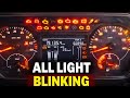 starting problem light blinking in instrument cluster #tata 5532 bs6 phase 2 all light blinking