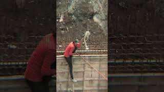 Working in a dangerous spot #workers #work #construction #building #highrise #dangerous #risk #high