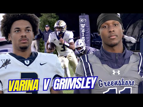 Virginia vs North Carolina!! 🏈 Varina vs Grimsley | Big Plays + Hard Hits 🔥