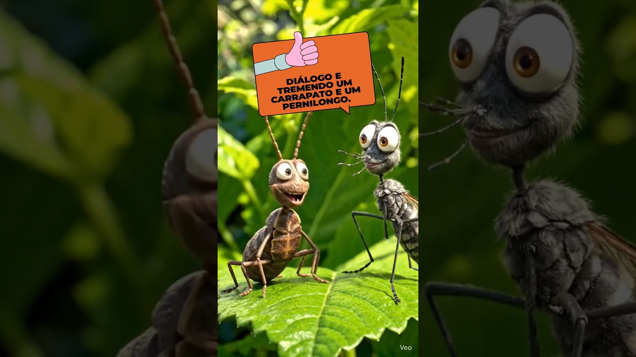 Dialogo entre um Carrapato  e um pernilongo. #youtubeshorts #humor #funny #ytcreator'ia