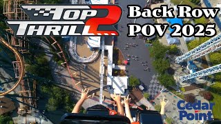 2025 Top Thrill 2 Back Row POV | Cedar Point 