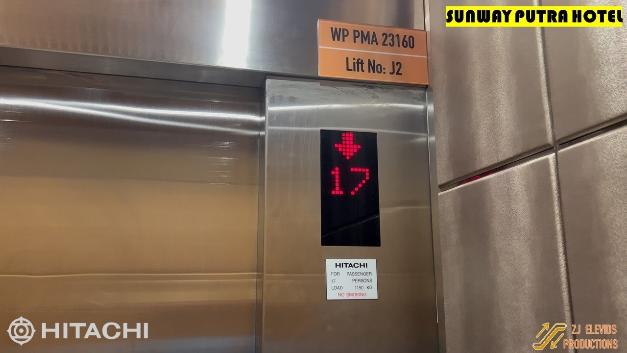 Hitachi Elevator at Sunway Putra Hotel, Chow Kit, Kuala Lumpur, Malaysia. (Guestroom Lift J2)