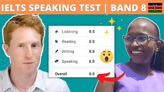 Band 8 IELTS Speaking Test | Full Test + Tips