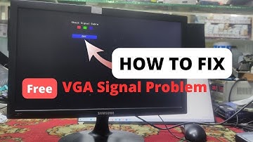 How To Fix Samsung Monitor S19C170B VGA Signal Problem 2023 | Created by Afjal Hossain
