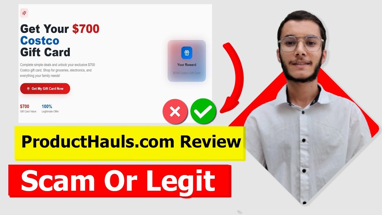 ⚠️ ProductHauls.com Review 2026 – $700 Costco Gift Card Scam? 🤔