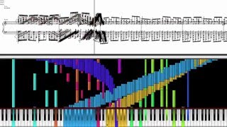 [Black MIDI] Black Score - Touhou 4: LLS - BAD Apple!! + Nomico ~56K Notes