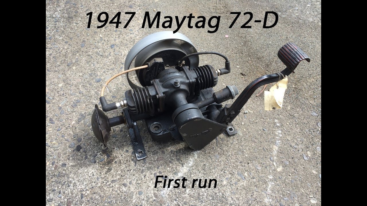 Maytag Gas Engine Model 72 Twin Wico Points Hit & Miss Wringer Washer OUTBOARDS 