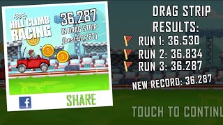 DRAG RACE WITH SLOW CAR!?!? | Hill Climb Racing | XI•IX GAMING screenshot 4