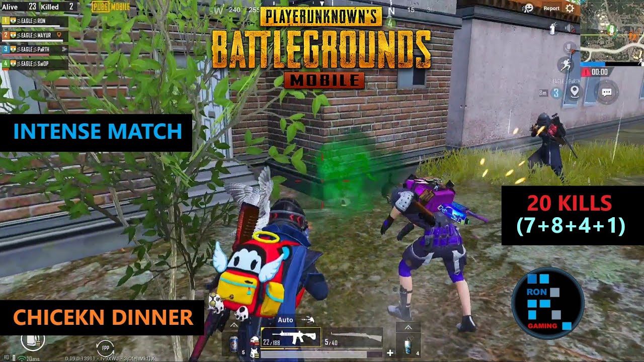 PUBG MOBILE | AMAZING RUSH GAMEPLAY INTENSE MATCH CHICKEN DINNER - YouTube