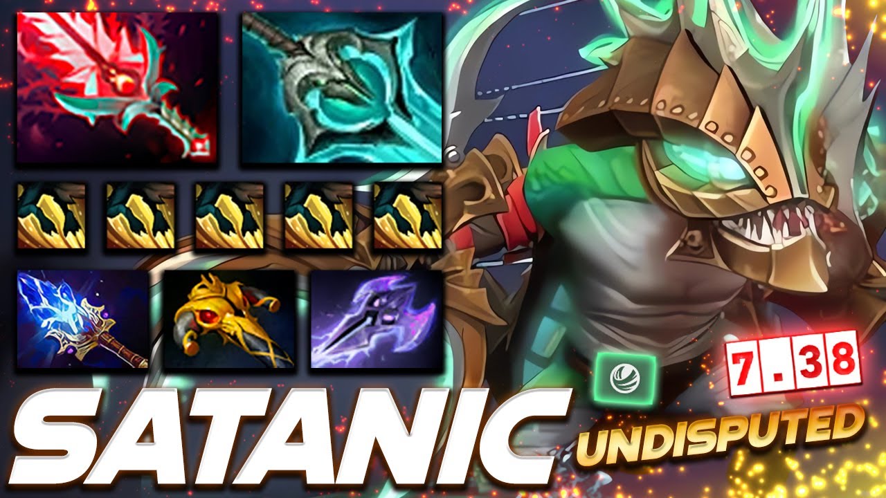 Satanic Slark Undisputed Shark 7.38 - Dota 2 Pro Gameplay [Watch & Learn]