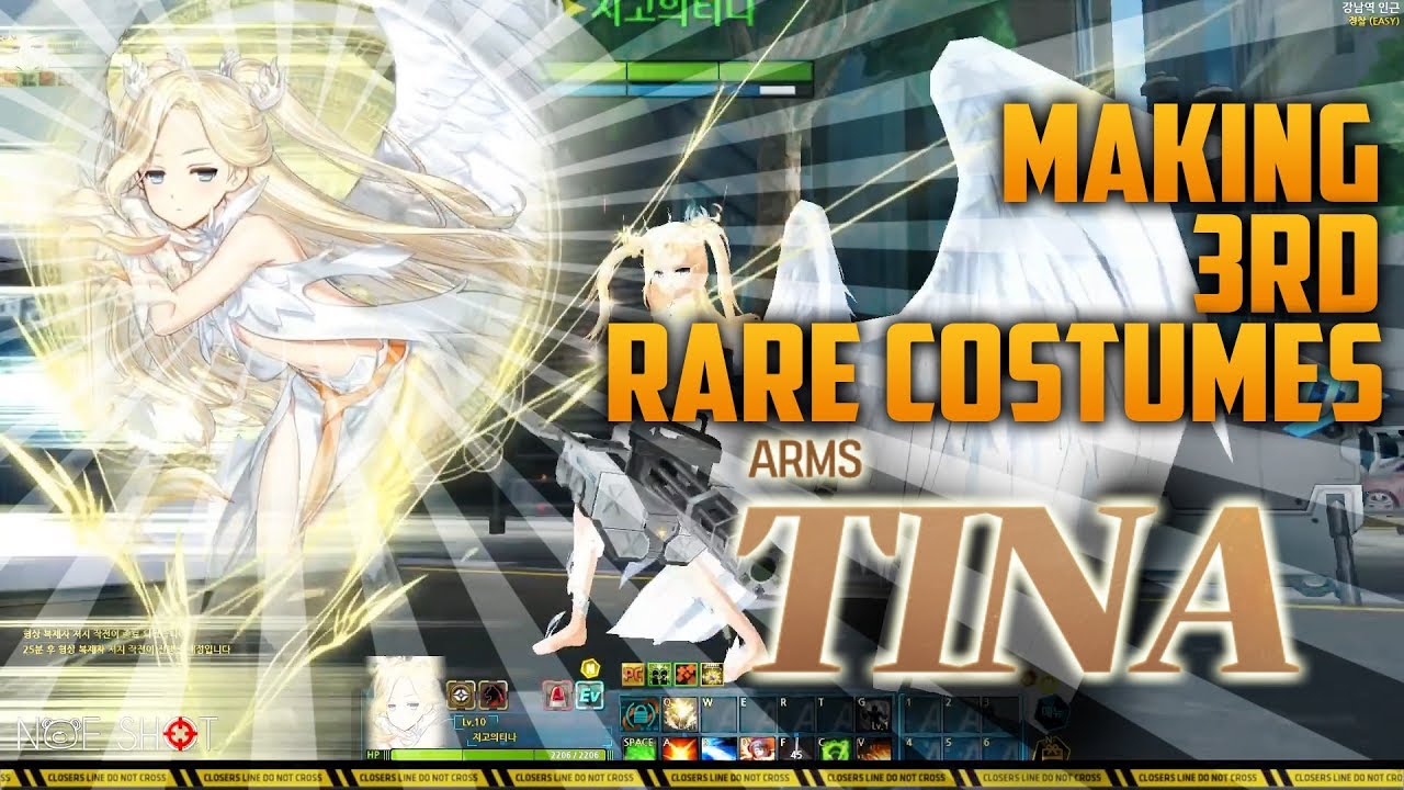 클로저스 [ CLOSERS ] Making 3rd Rare Costumes Angel ( Tina ) YouTube