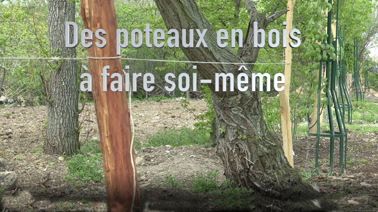 Comment Faire Des Poteaux En Bois Video