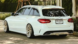 Benz C300 W205 Wagon AMG เป็นอีกหนึ่งรุ่นที่ทำเเล้ว ทรงสวยมาก เป็นรถที่น่าเก็บสะสมมากๆ