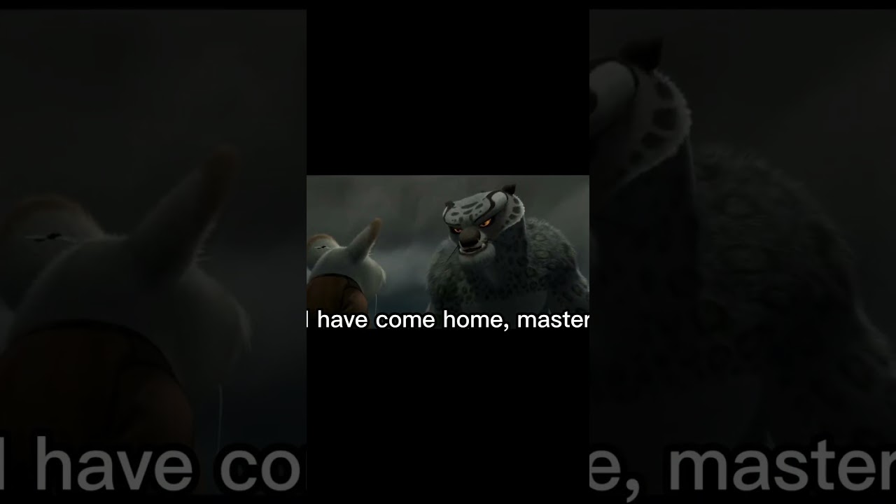 Kung fu panda edit I have come home, master 