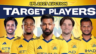 IPL 2027 CSK TARGET PLAYERS 🔥 CSK BEST TARGET PLAYERS FOR IPL 2027 screenshot 4