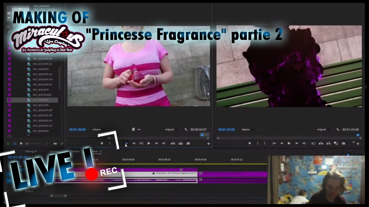 [LIVE !] MAKING OF - Miraculous Live Cosplay "Princesse Fragrance" partie 2