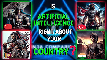 Asking AI to create warrior from each country part-3