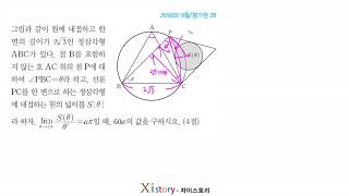 11-E-33/자이스토리/미적분/2016(B) 9월/평가원 28