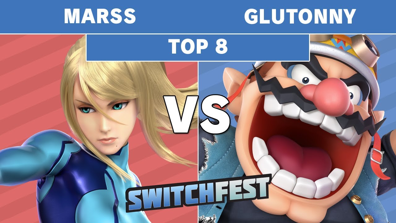 Switchfest 2019 - PG Marss (Zero Suit Samus) Vs Solary Glutonny (Wario) Losers Top 8 Smash Ultimate