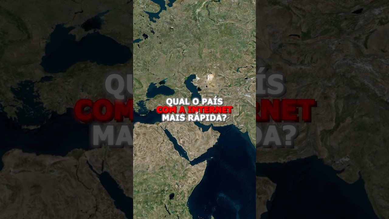 Qual o país com a internet mais rápida do mundo? #geografia #geopolitica #mapas #internet #mundo