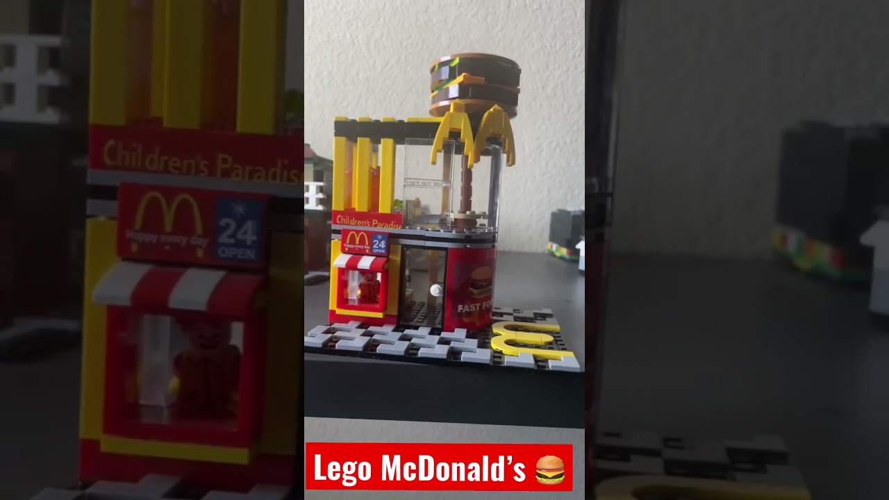 Lego McDonald’s building ￼